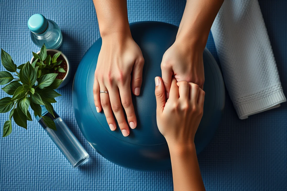 knee exercise ball — Knee Exercise Ball (the finished result)