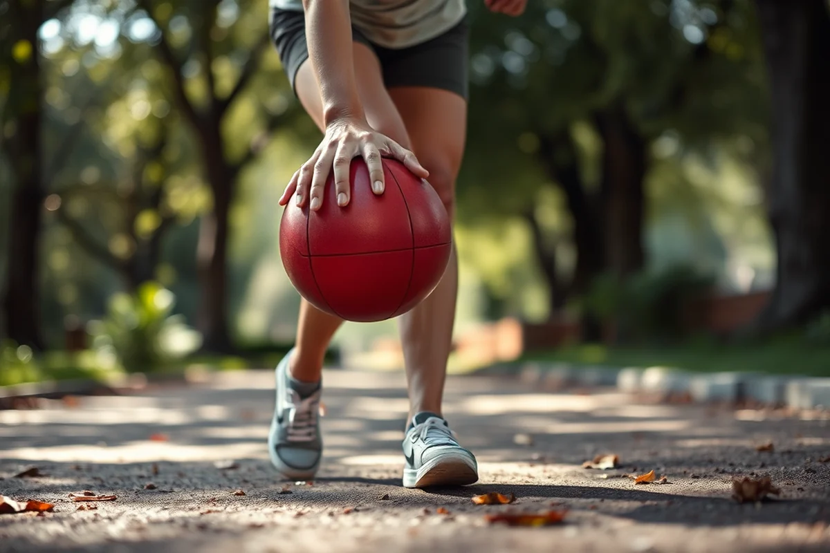 knee exercise with ball — Knee Exercise With Ball (step by step)