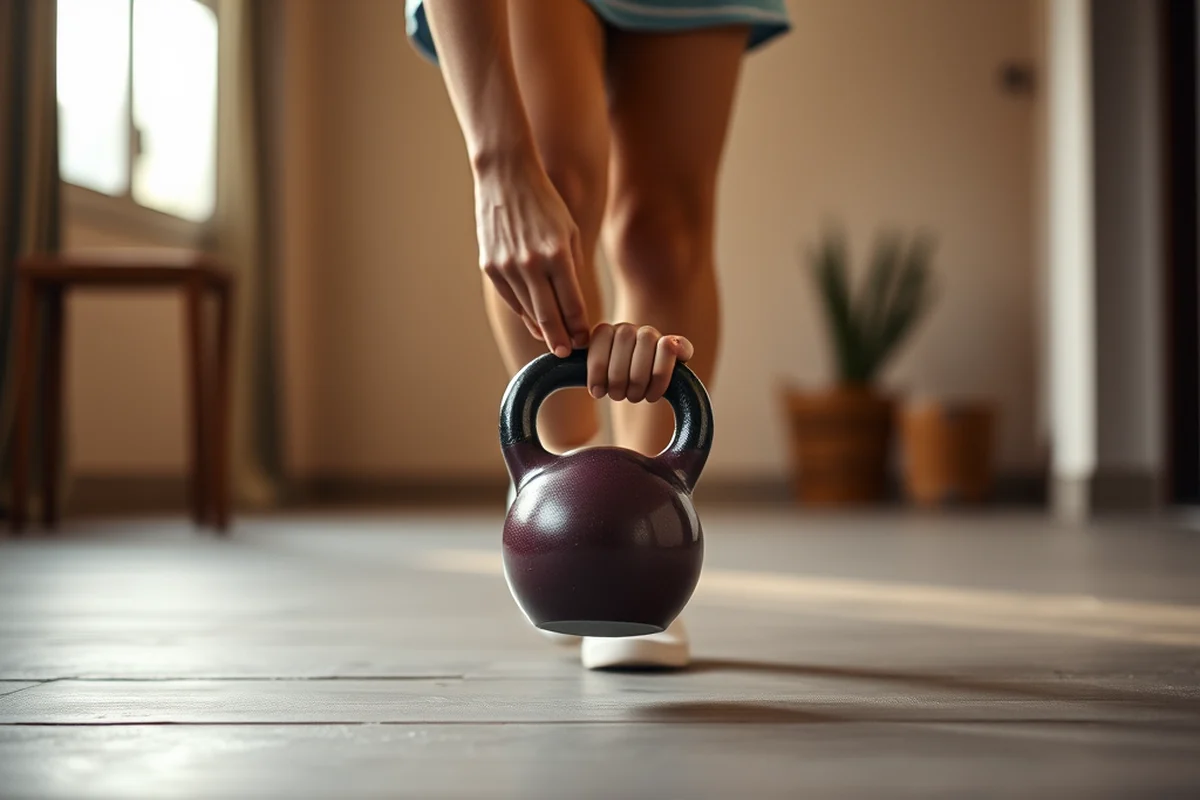 knee friendly kettlebell — Knee Friendly Kettlebell (step by step)