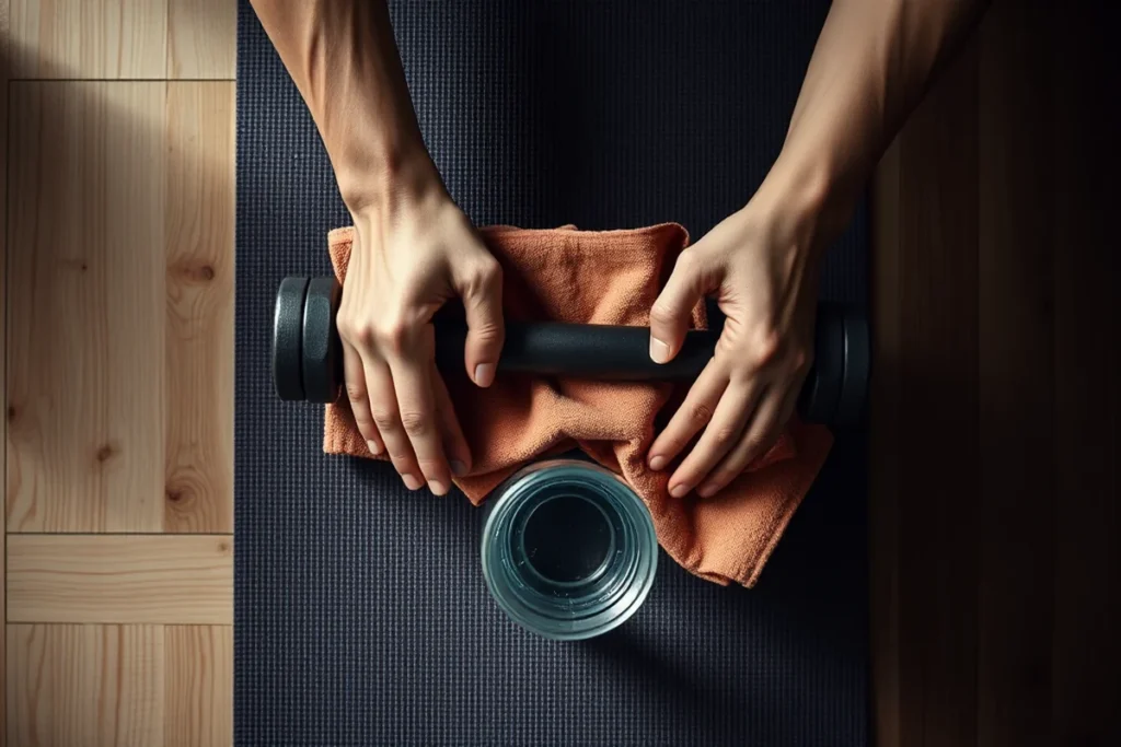 Bent Over Rows Dumbbell Bench